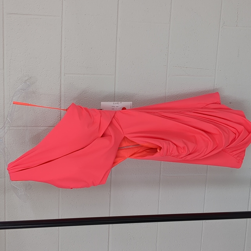 Ashley Lauren size 4 Coral Dress.   .5
